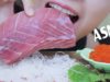 ASMR PLATE OF RAW TUNA AND TOBIKO EGGS ( CHUTORO SASHIMI)  EATING SOUNDS | LINH-ASMR