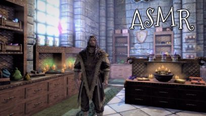 ASMR | Playing the ENTIRE College of Winterhold Questline ? | Skyrim Speedrun