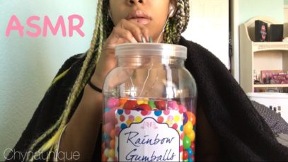 ASMR | Playing W/ My Braids | Tapping | | Gum Chewing | No Talking