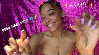 ASMR | PLUCKING AWAY YOUR NEGATIVE VIBES ??