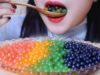 ASMR Popping Boba (frog eggs) EXTREMELY SOFT EATING SOUNDS | LINH ASMR