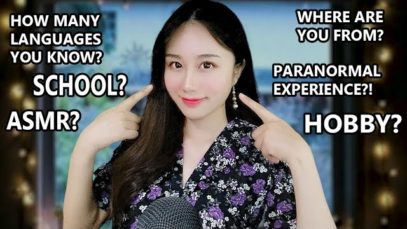 *ASMR* Q&A – Get to know me! (Whispered, white noise)