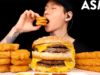 ASMR QUAD BIG MAC & HASH BROWNS + CHICKEN NUGGETS MUKBANG No Talking EATING SOUNDS | Zach Choi ASMR