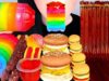 ASMR RAINBOW COKE JELLY, HAMBURGER MACARON, JELLY NOODLES 무지개 콜라젤리, 햄버거 마카롱, 젤리국수, 팝핑빼빼로 먹방 MUKBANG