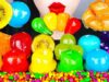 ASMR RAINBOW FOOD DESSERTS 무지개 탕후루 *지구젤리, 마시멜로우, 애플망고, 골드키위, 로프젤리 CANDIED FRUITS TANGHULU MUKBANG 먹방