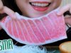 ASMR RAW Fatty Bluefin Tuna (OTORO SASHIMI) SAVAGE EXTREME EATING SOUNDS | LINH-ASMR