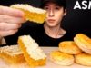 ASMR RAW HONEYCOMB MUKBANG (UNBOXING & EATING + CRUSHING SOUNDS) No Talking | Zach Choi ASMR
