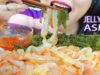 #ASMR RAW JELLYFISH AND SEAGRAPES EXTREME CRUNCHY EATING SOUNDS | LINH-ASMR #LINHASMR #먹방