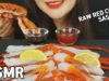 ASMR Raw Red Snow Crab SASHIMI 홍게회(EATING SOUNDS)MUKBANG