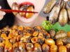 ASMR Raw Water Sea Squirt Sashimi 미더덕회 먹방 NO TALKING EATING SOUNDS Mukbang Korean Hoe