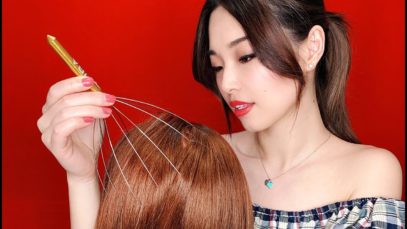 [ASMR] Realistic Scalp Massage and Hair Brushing