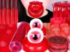 ASMR RED FOOD 빨간색 먹방 *컵젤리, 먹는 주사기, 도넛젤리, 젤리국수 JELLO SHOOTER, EDIBLE GLASSES, JELLY NOODLES MUKBANG