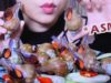 ASMR RED SNAILS (EXTREME CRUNCHY EATING SOUNDS) | LINH-ASMR