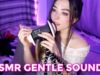 |ASMR| RELAXING MOUTH SOUNDS + WHISPERING + GENTLE HUSKY PUPPY