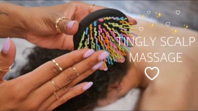 ASMR | relaxing scalp massage & hair play ??‍♂️?