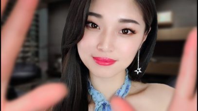 [ASMR] Relaxing Sleep Treatment (Face Brushing & Personal Attention Triggers)