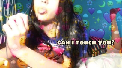 ASMR- Repeating “May i touch you?” Hand movements❤?