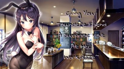 [ASMR Roleplay] – Giving Your Tsundere Friend A Surprise Visit At Her Workplace