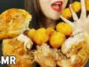 ASMR ROTISSERIE CHICKEN + SHRIMP BALL 전기구이통닭과 통살새우볼 먹방  (EATING SOUNDS)MUKBANG REAL SOUNDS