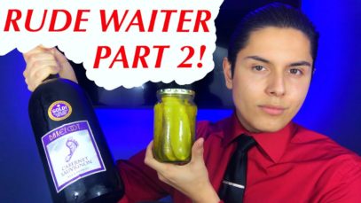 [ASMR] Rude Waiter Role Play Part 2! (Fancier Tingles!)