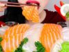 ASMR SALMON HWEH MUKBANG 연어회 광어회 먹방 KOREAN SEAFOOD  EATING SOUNDS