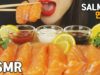 ASMR SALMON SASHIMI 연어회 먹방(EATING SOUNDS)MUKBANG EATING SHOW