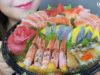 ASMR SASHIMI PLATTER , EATING SOUNDS | LINH-ASMR