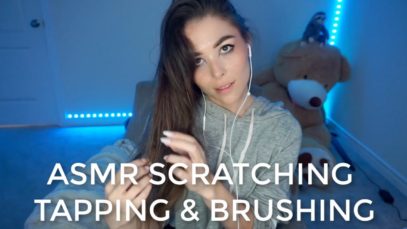 |ASMR| SCRATCHING, TAPPING AND BRUSHING SOUNDS *VERY sensitive tingles*
