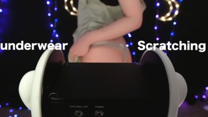 【ASMR】囁き声で下着紹介とスクラッチング Scratching with fresh underwear,Whispering