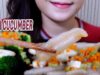 ASMR Sea cucumber (sea panax ginseng) , Satisfying crunchy EATING SOUNDS | LINH-ASMR
