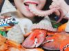 ASMR SEAFOOD BOILED (OCTOPUS TENTACLE . BREAST SNAIL. LOBSTER CLAW.SHRIMP) EATING SOUND | LINH-ASMR