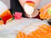 ASMR 모듬회 연어회, 광어회, 우럭회 먹방 SEAFOOD MUKBANG (NO TALKING) EATING SOUNDS
