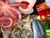 ASMR SEAFOOD OCTOPUS 문어, 과메기, 소라 먹방 (손질법 포함) TURBAN SHELL, GWAMEGI NO TALKING EATING SOUNDS MUKBANG