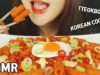 ASMR Seafood Rice Cake made with cookies(Tteokbokki) Egg Jelly  과자로 만든 해물떡볶이 Korean Snacks