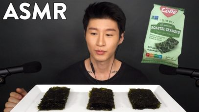*ASMR* SEAWEED SNACKS (No Talking) Eating Sounds | Zach Choi ASMR