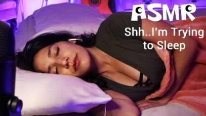 ASMR Shh..I’m Trying to Sleep | Girlfriend | Personal Attention | Whispering | Relax