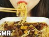 ASMR SILKWORM PUPA+ENOKI MUSHROOM 번데기 팽이버섯 먹방 (EATING SOUNDS)MUKBANG REAL SOUNDS