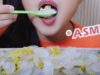 ASMR Simmed ĐÁC seeds with pineapple , SOFT CHEWY EATING SOUNDS | LINH-ASMR