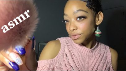 ASMR | Slowly repeating “sleep” & “don’t worry” (hand movements + lens brushing) | Slight Inaudible