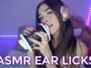 |ASMR| SOFT AND SWEET EAR LICKING AND KISSES