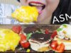 ASMR SOUFFLÉ PANCAKE (TIRAMISU,BANANA,SALTED EGGYOLK FLAVOR) SOFT EATING SOUNDS | LINH-ASMR 먹방
