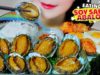 ASMR SOY SAUCE MARINATED ABALONE KIMCHI FRIED EGGS EATING SOUNDS | LINH-ASMR