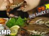 ASMR Soy Sauce Marinated RAW CRAB 밥도둑 간장게장(EATING SOUNDS)MUKBANG,ปูสดดองซีอิ๊ว,Cua ngâm nước tương