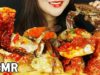 ASMR Soy Sauce  RAW CRAB, Spicy RAW CRAB 간장게장과 양념게장 먹방(EATING SOUNDS)MUKBANG REAL SOUNDS