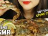 ASMR Soy sauce Stone Crabs (EATING SOUNDS)MUKBANG REAL SOUNDS