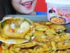 ASMR SPECIAL SAMYANG CARBONARA RICE CAKE AND TURGID VENUS CLAMS AND KIMCHI EATING SOUNDS | LINH-ASMR