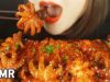 ASMR SPICY ENOKI MUSHROOM, BABY OCTOPUS (*RECIPE*) 매운팽이버섯볶음과주꾸미 먹방 (EATING SOUNDS) MUKBANG