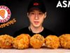 ASMR SPICY FRIED CHICKEN MUKBANG (No Talking) EATING SOUNDS | Zach Choi ASMR