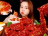 ASMR 양념게장 SPICY MARINATED RAW CRAB (Yangnyeom Gejang). MUKBANG