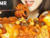 ASMR SPICY OCTOPUS + VARIOUS MUSHROOMS 매콤한 주꾸미와 모듬버섯 먹방 (EATING SOUNDS)MUKBANG